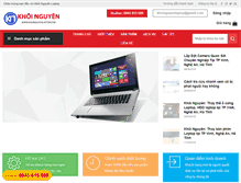 Tablet Screenshot of khoinguyenlaptop.com